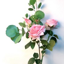 림드 조화 리얼터치 장미, 핑크