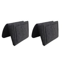 클린 펠트 베드 소파 사이드 포켓 C타입 다크그레이 32 x 22 x 10 cm 190g, 2개