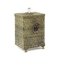 해울라이프 앤틱 사각 탁상 휴지통, 신주