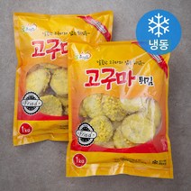 굿프랜즈 고구마 튀김 (냉동), 1kg, 2개