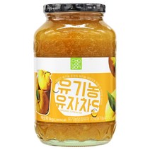 초록원 유기농 유자차S, 1kg, 1개