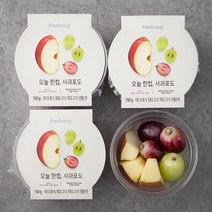 프레시지 오늘 한컵 사과포도, 150g, 4입
