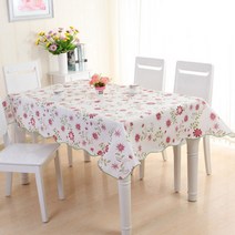 신데렐라데코 방수 테이블보, 봄꽃, 6인용(183 x 137cm)
