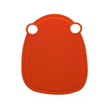 비엘라후스 플래티늄 실리콘 개구리 양면도마, 오렌지