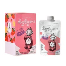 프로틴어스 4242 쉐이크 딸기요거트 5p, 225g, 1개
