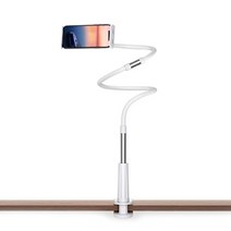 멀티 만능 스마트폰 태블릿 자바라 거치대 1단 86cm, 실버, 1개