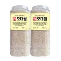 22년햅쌀 대한농산 통에담은 철원오대쌀 백미, 2개, 2kg