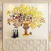 포인트 아크릴거울, 금화분 (골드)