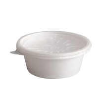일회용 소스 용기 5호 소 105mm + 뚜껑, 100개, 1개입