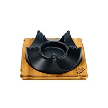 무쎄 M 무쇠 미니화로 블랙, 1개, 외경15cm x 내경7cm x 높이4.4cm