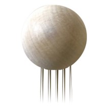 라이페닝 우드볼 꼭꼬핀 2개입, 1세트