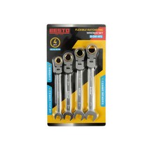 베스토 기어 라쳇 렌치 4종 세트 B-GW-4FS 365-2211, 1세트