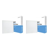 CHAMOA 헤파 11등급 PM0.3 차랑용 에어컨 필터, 2개, A129