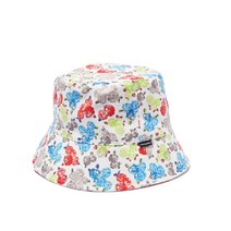 WKNDRS REVERSIBLE FLORAL BUCKET HAT