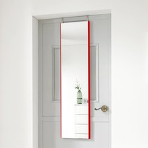 미소아이 문걸이 전신거울 더 샵, 레드