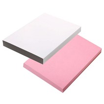 희망노트 흰색 도화지 8절 125p + 분홍색 50p 세트, 1세트