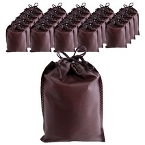 부직포 복주머니 더스트백 25 x 35 cm 25p, 브라운, 1개