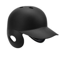 18.44 우타용 검투사 무광 야구 헬멧, 블랙 + 레드