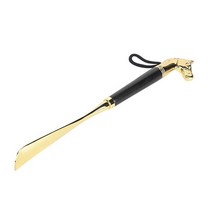 팝마인즈 황동화 구두주걱 말머리 32cm, 블랙, 1개