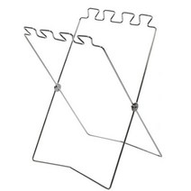 프랑온드 캠핑용 접이식 쓰레기 걸이대 57 x 31 cm, 실버, 1개