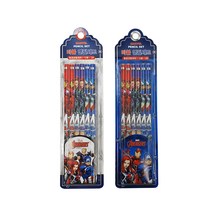 마블 남아용 연필 2B 12p 세트, 혼합색상, 2세트