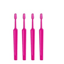테페 유아용 미니 칫솔, 마젠타, 4개