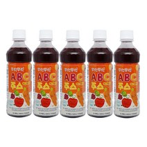 이유케어스 무럭무럭 NFC ABC 주스 340ml, 사과+당근+비트 혼합맛, 5개입