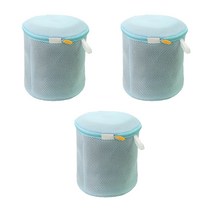 다다소 자준 세탁물 보호 속옷 빨래망 블루, 1개입, 3개