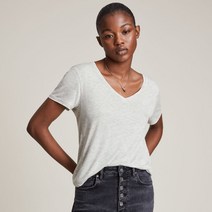 올세인츠 여성용 Jersey EMELYN SHIMMER 반팔 티셔츠