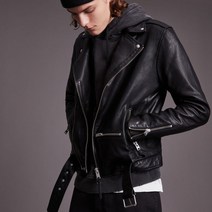 올세인츠 남성용 Leather WICK BIKER