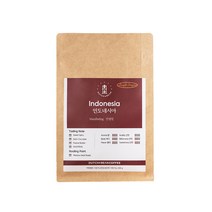 더치앤빈 싱글 오리진 인도네시아 만델링 커피 로스팅 원두, 커피메이커, 200g, 1개