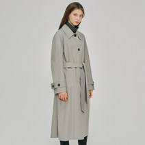 여성용 래글런 맥 트렌치코트