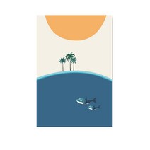 미드센추리 인테리어 캔버스 액자 05 Be wild