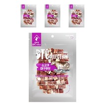 더독 DTC 대구 큐브져키 100g, 4개, 소고기 + 대구 혼합맛
