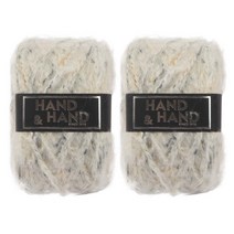 브랜드얀 타이거 뜨개실 2p, 001 아이보리