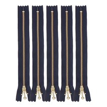 브랜드얀 YKK 베이직 메탈지퍼 30cm, 네이비, 5개