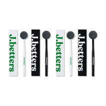 제이베럴즈 혀클리너 블랙 + 화이트 세트, 2세트