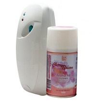 자동분사기 + 아로마에어 실내용 방향제 체리블라썸, 1세트, 꽃향