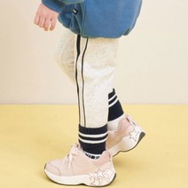 젤리스푼 여아용 베러 파이핑 밍크 기모 레깅스