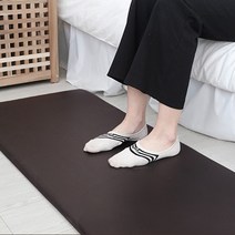 착한연구소 PVC 주방매트, 브라운