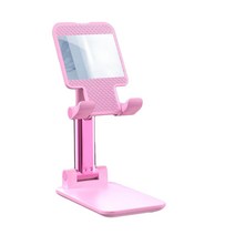 몰래 휴대용 태블릿PC 휴대폰 거치대, 핑크, 1개
