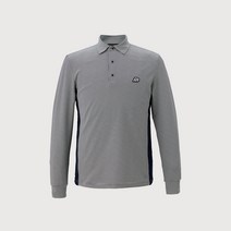 인디안 남성용 잔스트라이프 에리형 긴팔 티셔츠 MITALYS1121