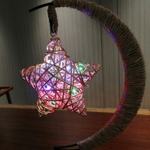 어썸리브 LED 감성조명 로프 무드등 램프 건전지, 24 컬러 로프 별