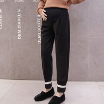 여성용 패션 루즈핏 키작은 임산부 배기팬츠