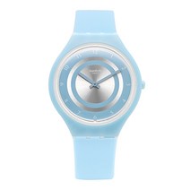 스와치 여성용 쿼츠 우레탄 시계 New Skin SKINCIEL 37mm SVOS100