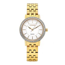 시티즌 여성용 쿼츠 메탈 시계 31mm EL304