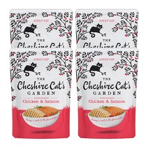 더캐셔캣가든 고양이 습식 주식 파우치 치킨 앤 연어 4p, 85g, 닭, 4개