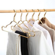 원모아 알루미늄 합금 옷걸이, 골드, 10개입