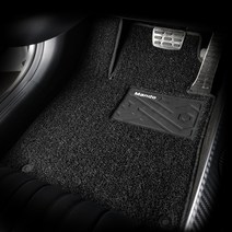 만도 엣지 와이드 볼륨쿠션 코일카매트 확장형, 블랙, BMW iX i20 2021년 11월, BMW