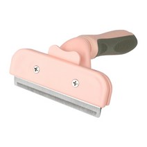 펫코노미 반려동물 원터치 털깎이 브러쉬, 핑크, 1개